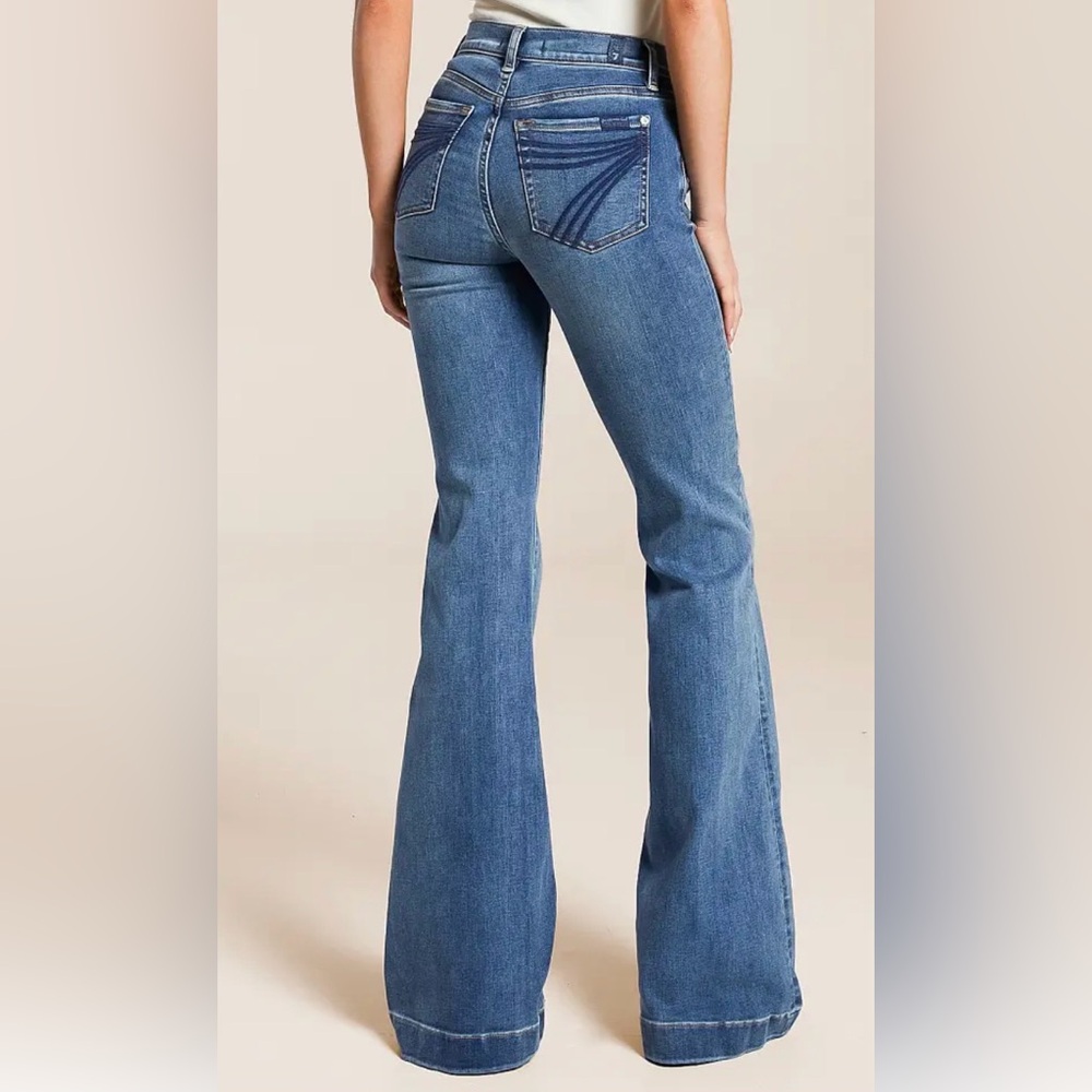 7 For All Mankind Dojo Trouser Jean Size 25x34